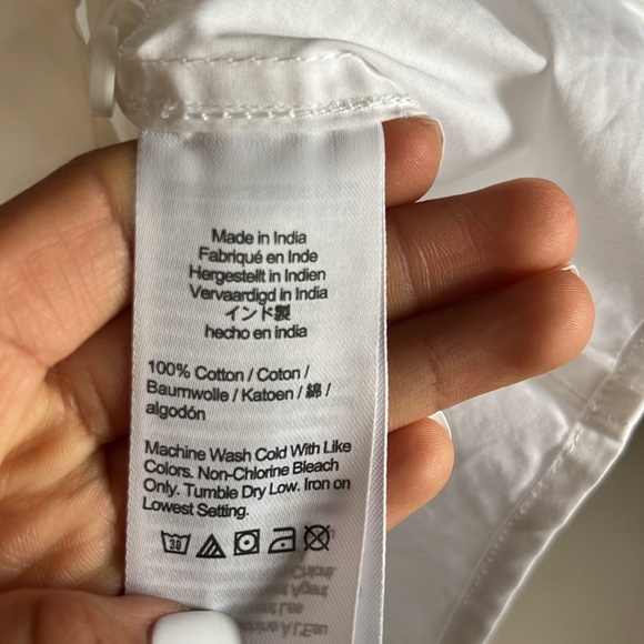 J Crew Garçon tuxedo button-up shirt Women’s 4 White - Picture 7 of 8